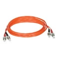 thumbnail image 2 of C2G 1m ST-ST 62.5/125 Duplex Multimode OM1 Fiber Cable - Orange - 3ft - patch cable - 3.3 ft - orange, 2 of 4