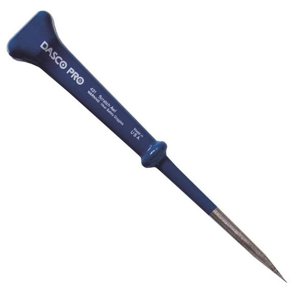 Dasco 431-0 Scratch Awl, 7 in L, 3/4 in X 3-1/2 in Forged Steel Shank