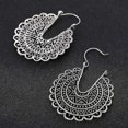 thumbnail image 4 of Pendientes colgantes de estilo bohemio de moda para mujer, joyería antigua plateada con diseño de coche, 4 of 4