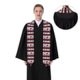 thumbnail image 4 of Fotbe Buffalo Plaid Forest Printed Class of 2024 Graduation Stole, 4 of 7