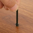 thumbnail image 6 of 40 Pack L Shape Hooks, 1-1/2 Inch Right Angle Screw Hooks for Hanging, Black, 6 of 7