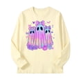 thumbnail image 5 of Gubotare Baby Long Sleeve Shirts Boys Shirts Long Sleeve Toddler Girls Boys Long Sleeve Basic T Shirt Casual Fall Tees Shirt Tops Solid Color 3T 4T (Beige,3-4 Years), 5 of 5