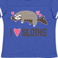 thumbnail image 4 of Inktastic I Love Sloths Girls Toddler T-Shirt, 4 of 5