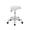 White + PU + Foam+4, variant on ENTU White Ergonomic Saddle Stool Chair with Wheels Swivel Rolling Height‑Adjustable Stool for Salon Beauty Clinic Dentist Tattoo Studio and Home Office