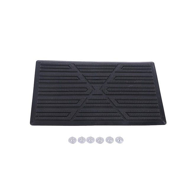 Black Alfombrilla para el suelo del coche, alfombrilla para el talón, cubierta para el parche del Pedal, cojín para la alfombrilla del coche de 23x15cm