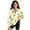 Bee Daisy Honeycomb, variant on Zebra Stripe Print Kids Quarter Zip Up Pullover for Girls Long Sleeve Sweatshirt Mock Neck Polo Sweater Fall Outfits, 5-6 Years