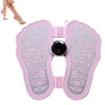 thumbnail image 2 of EMS Leg Reshaping Foot Massager with Remote Control, 6 Modes 15 lntensity Foot Circulation Massage Mat, USB Rechargeable Folding Portable Electric Massage Mat for Home and Office Use, 2 of 4