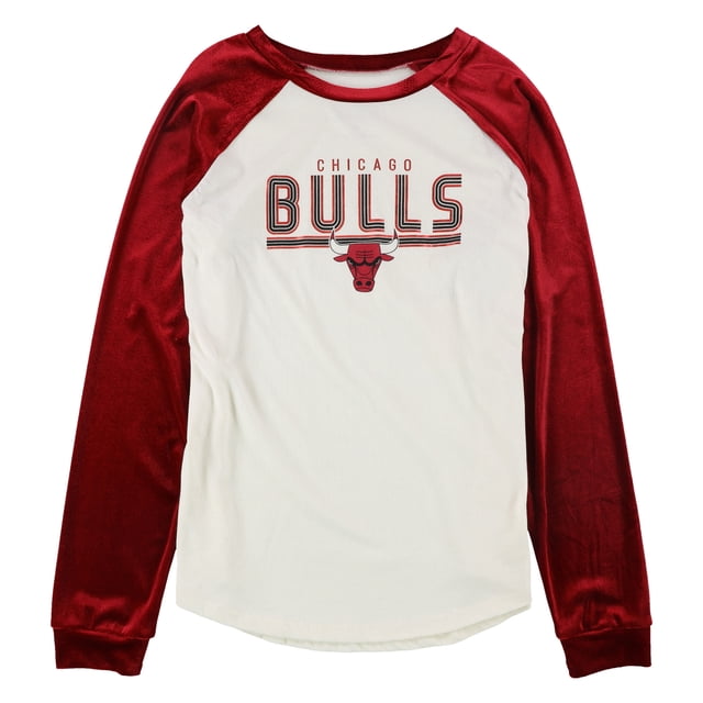 Camiseta gráfica Touch de los Chicago Bulls para mujer, color blanco roto, talla mediana