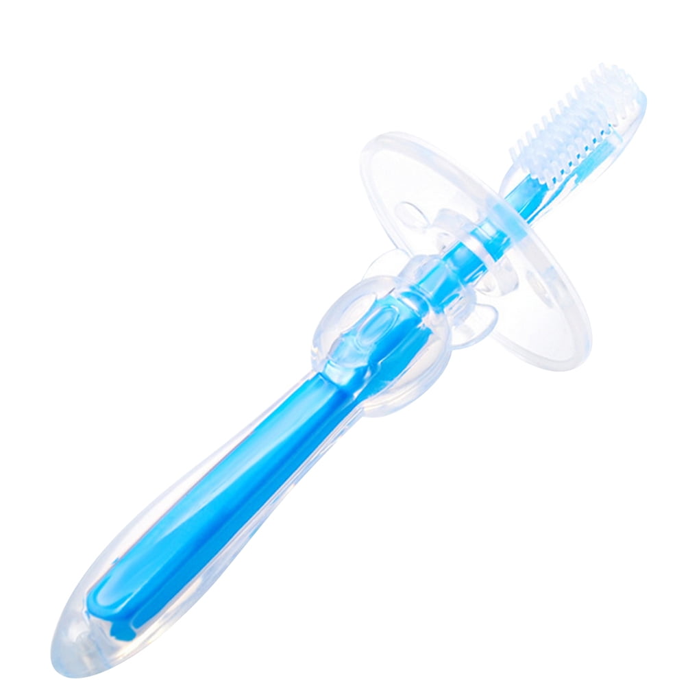 Kids Soft Safe Silicone Teething Toothbrush Baby Infants Training Teeth Brush Newborn Chew Toy