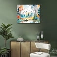 thumbnail image 3 of TISHIRON Paint by Numbers for Adults,16x20 inch Canvas Wall Art Watercolor Forest Painting by Numbers Kit for Home Wall Decor (Frameless), 3 of 6