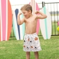 thumbnail image 4 of FORMRS Boys Swim Trunks Quick Dry Mesh Liner Boardshorts Sizes XS-XL, Ghost Design, 4 of 7