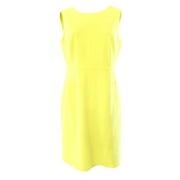 Nine West Lemon Sleeveless Pocket Sheath Dress 8