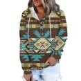 thumbnail image 2 of Chandails à Capuchon et Chandails en Molleton de Mode pour Femmes Mode Décontractée Imprimée Blouse à Manches Longues Imprimée Chandail Tops Chandails à Capuchon Courbes Tenues d'Hiver pour Femmes en Liquidation, 2 of 5