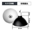 thumbnail image 1 of Reptile Lamp Holder Dome - Terrarium Lamp Reflector in E27 Ceramic Socket for Lizard Tortoise Bearded Dragon 21cm, 1 of 4