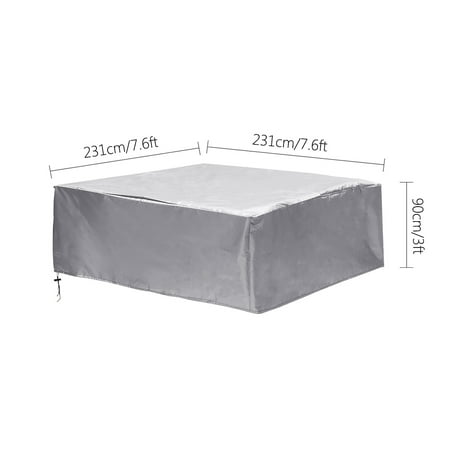 3 Sizes Square 218 231 244x90cm Hot Tub Spa Cover Outdoor Bathtub