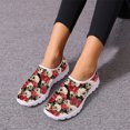 thumbnail image 1 of Nuevo regalo de Halloween, patrón de rosa y calavera de terror para damas, zapatos vulcanizados de primavera y otoño, zapatillas cómodas con cordones y tendencia transpirable, 1 of 5