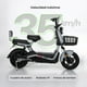thumbnail image 2 of Bicicleta Eléctrica Motobic R14 Neon EBIKE Motor 500w Vel Max 35 Km/h Frenos de Tambor multicolor, 2 of 8