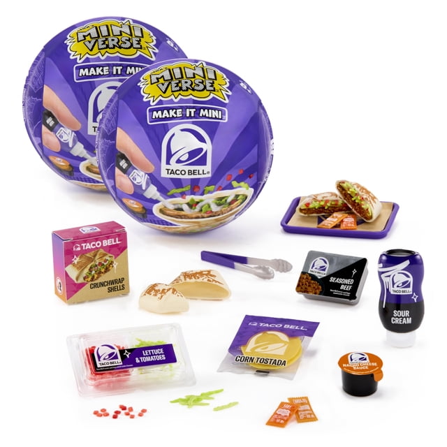 Mini coleccionables MGA's Miniverse Taco Bell, paquete de 2