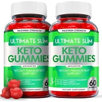 (2 Pack) Ultimate Slim Keto ACV Gummies - Supplement for Weight Loss - Energy & Focus Boosting Dietary Supplements for Weight Management & Metabolism - Fat Burn - 120 Gummies