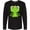 AB-Black, variant on Frog Princess, Girl Frog, Frog Wearing A Crown Long Sleeve T-Shirt