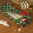 thumbnail image 3 of Honey Can Do Holiday Gift Wrap Organizer, Green Plaid, 3 of 4