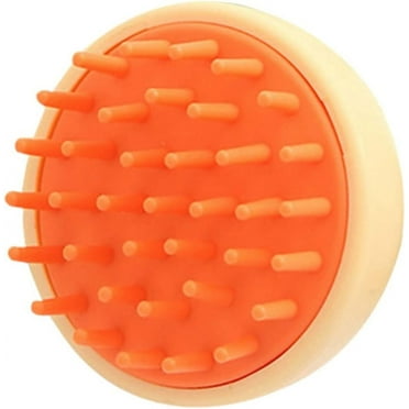 Silicone Hair Shampoo Brush Comb: Hair Scalp Massager Hair Scrubber Head Hair Scratcher Wet and Dry Scalp Shower Brush Scalp Massaging Tool for Women Men Random color
