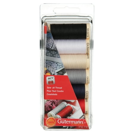 UPC: 0077780028104 | Gütermann Sew-All 7 Spool Set – Basic Shades