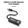 thumbnail image 4 of Convertisseur de Carte Réseau Portable USB3.0 vers RJ45 Adaptateur de Carte Réseau Gigabit Transmission Haute Vitesse Grand Compatibilité, 4 of 8