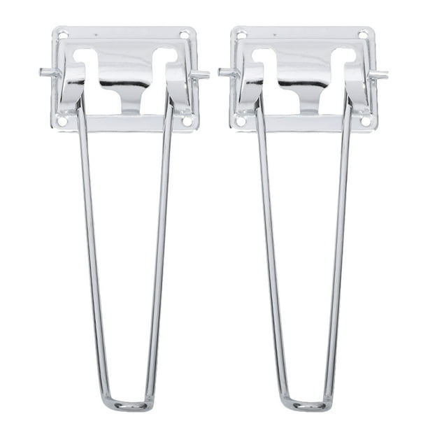 EeaseMX patas de mesa de metal plegables, patas de horquilla plegables para mesa de centro.