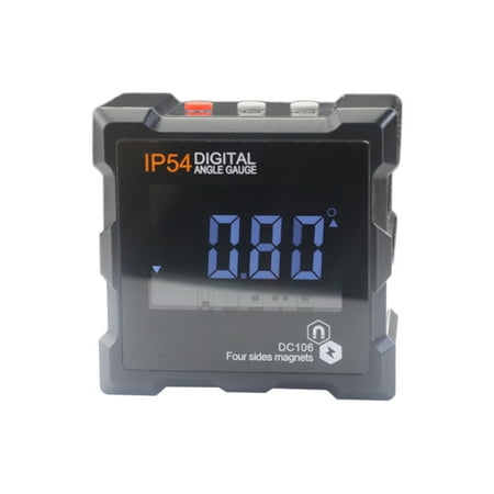 

Anself Angle Meter Inclinometer Digital Display LCD Screen Waterproof and Dustproof Gradient Level Meter Protractor with Magnet on All Sides