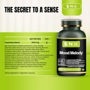 Mood Melody Mood Support Supplement, Supports Calm & Emotional Balance, Herbal Formula, 120 Capsules