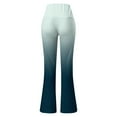thumbnail image 5 of Gradient Flare Pants Elastic Waist Wide Leg Pants for Women Stretchy and Soft, 5 of 6