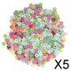 thumbnail image 1 of 5x Confeti de con Forma de Flor Colorida, Salpicaduras de Dispersión, Decoración de de Lanzamiento 5 piezas, 1 of 10