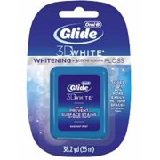 Oral-B Glide 3D White Whitening + Scope Flavor Dental Floss, Radiant Mint, 35 M
