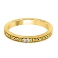 thumbnail image 4 of AoneJewelry Diamond Hand-Crafted Wedding Band In 10K Solid Yellow Gold, 4 of 5