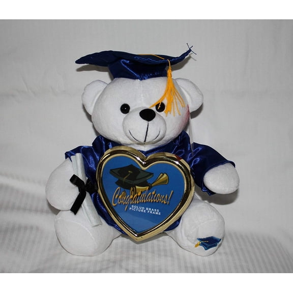 10" Graduation Teddy Bear with Cap, Gown and Diploma Plush [Toy]