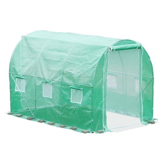 10'X7'X7' Greenhouse Replacement Cover, Large Walk in Tunnel Outdoor Plant Gardening Greenhouse Spare Parts Cover (Frame NOT Included)