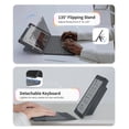 thumbnail image 6 of EIP Bluetooth Keyboard Case for iPad 10.2 inch (7th/8th/9th Gen) & iPad Air 10.5 inch (3rd Gen), 10.2 "Magnetic Detachable Cover with Trackpad, 7-Color Backlit Keys, Slim Protective Smart Case, 6 of 7