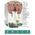 thumbnail image 2 of Country Star Farm Tie Up Curtains for Windows 63 Inch Length Balloon Curtains Kitchen Adjustable Balloon Window Shade Farmhouse Plaid Texas Vintage Fruit Tie Up Valance Bathroom Curtain 42"x63", 2 of 6