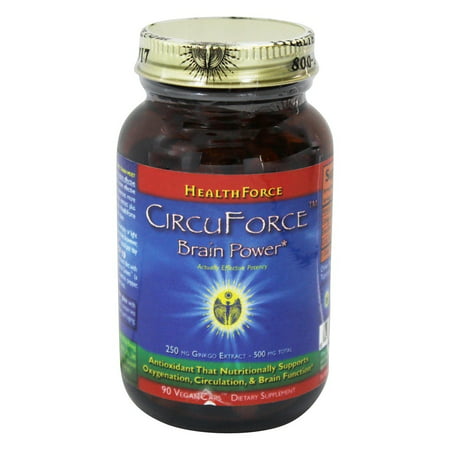 HealthForce Nutritionals - CircuForce Brain Power with Ginkgo Extract 500 mg. - 90 Vegetarian