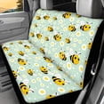 thumbnail image 2 of CHAQLIN Cute Bee Daisy, Non-Slip Replacement Seat Protectors Set of 2 Waterproof All Weather Car Back Seat Cover for Auto Car Interior, 2 of 7