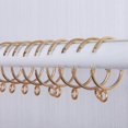 thumbnail image 5 of 20 Pcs Openable Gold Curtain Rings Open and Close Metal Rustproof Drapery Loops with Eyelet for Hook, 5 of 5