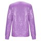thumbnail image 5 of Blusa para mujer,Blusa holgada de manga larga con cuello redondo para mujer, mezcla de poliéster de color liso, cómoda para uso diario y trabajo, sopatenor, 5 of 8