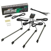 LEDGlow 4pc Blue LED Interior Underdash Lighting Kit