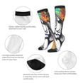 thumbnail image 3 of Rateoe Fishing Bass Pattern Women’s Knee High Crew Socks,Trouser Socks, – Comfortable, Breathable, Moisture-Wicking and Soft, 3 of 6