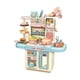 thumbnail image 2 of Juguetes de piscina, juego de cocina para bebés, 33 piezas, cocina de juguete con vapor realista y luces, juego de rol, juego de simulación de comida y cocina, juego de accesorios de cocina para casa, 2 of 6