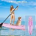 thumbnail image 2 of Spaco Inflatable iSUP Paddle Board, Detachable Paddle, 3 Fins, Carry Backpack, Water Sports, L Size, 2 of 7