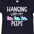 thumbnail image 4 of Inktastic Easter Hanging with My Peeps Pastel Bunnies Boys or Girls Baby Bodysuit, 4 of 5