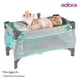 thumbnail image 4 of Adora Baby Doll Crib Zig Zag Deluxe Pack N Play, Fits Dolls up to 20 inches, Bed/Playpen/Crib, Changing Table, Mobile with 3 Clouds and Storage Bag, 4 of 5