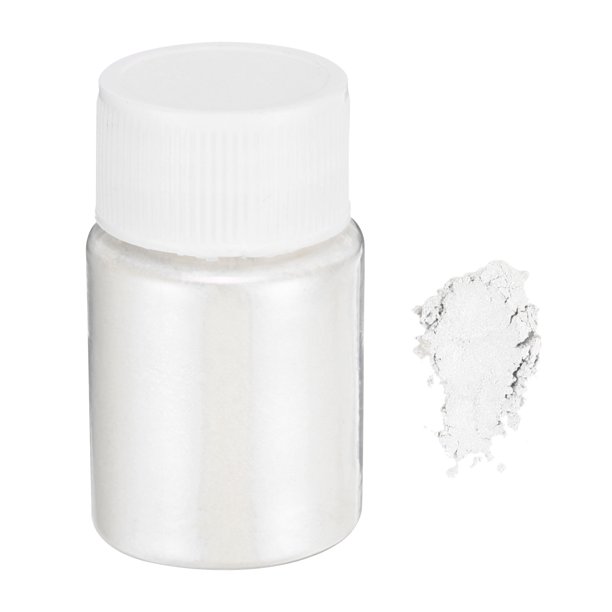 Uxcell 15g/0.5oz Mica Powder for Epoxy Resin Kit Casting Resin, Diamond White
